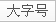 大字号